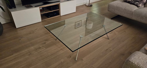 beek maupertuus design glass couchtable