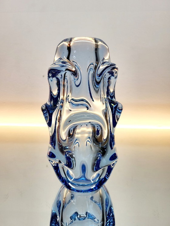 Image 1 of Vaso svedese dal design vintage, Börne Augustsson, vetreria Äseda, anni '40