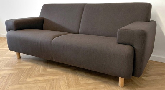 Image 1 of Cloak Sand | 2.5-seater sofa | Brown refurbished