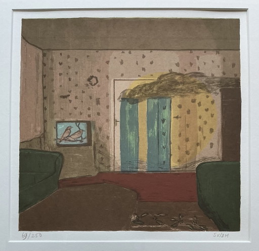 Sara van der Heide (Sara Sejin Chang) - We The Dutch First Party, zeefdruk – lithos zeefdrukken, Glass, Paper (photo 2 of 12)