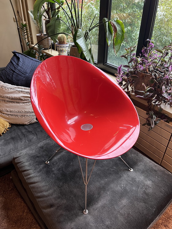 Image 1 of 6 chaises de salle à manger Kartell Eros par Philippe Starck