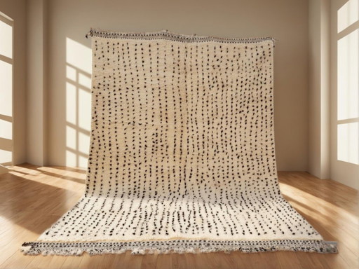 Tapis Beni Ouarain en laine authentique 250cmx200cm