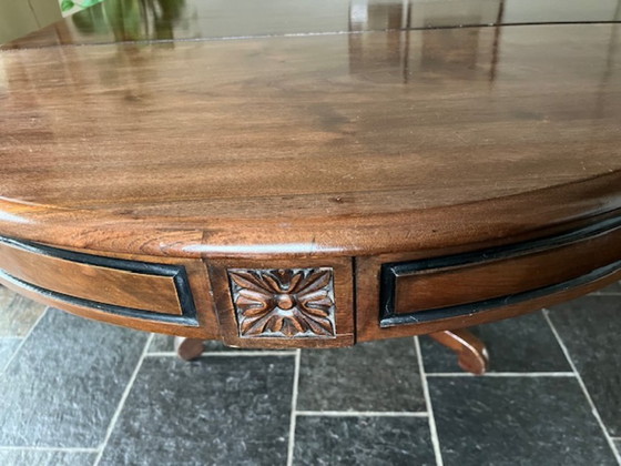 Image 1 of Tavolino Biedermeier con 6 sedie Biedermeier