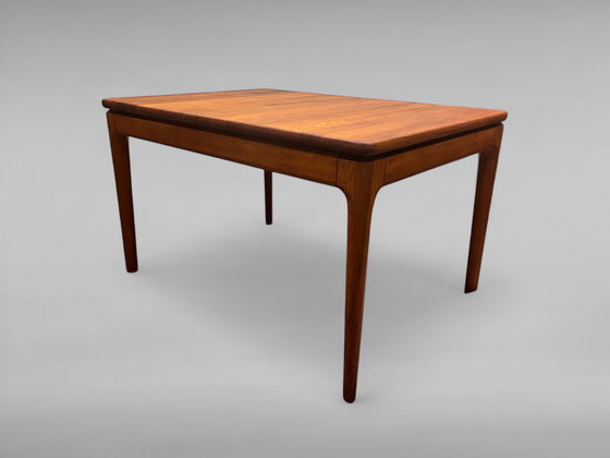 Image 1 of Ausziehbarer Dänischer Teak Esstisch von Glostrup