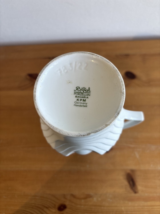Image 1 of Jarrón de porcelana Op Art de Royal Bavaria KPM