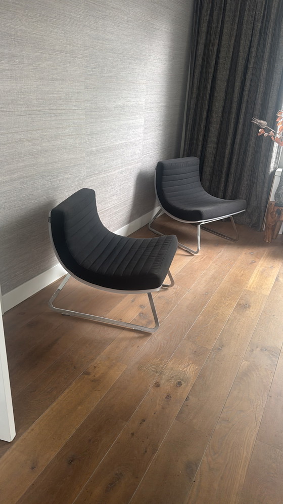 Image 1 of Frighetto Slim Design fauteuil 2x zwart