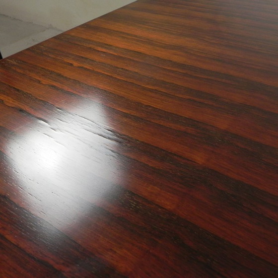 Image 1 of Art-Deco-Esstisch, Palisanderfurnier, ausziehbar auf 248 cm, 1930er Jahre