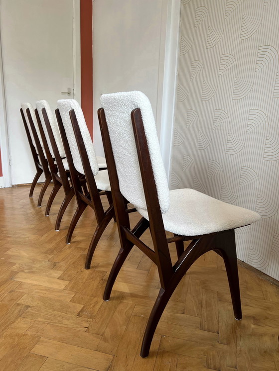 Image 1 of Ensemble de 4 chaises de salle à manger Louis Van Teeffelen