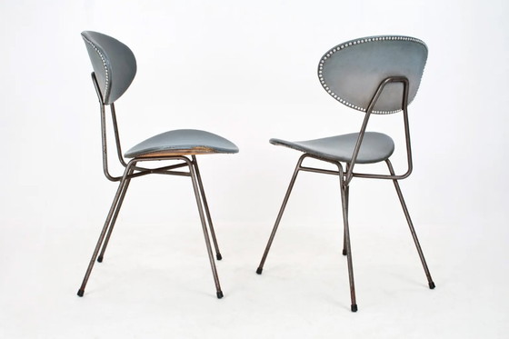 Image 1 of Set aus 2 „Staatsmijnen“-Stühlen von Rob Parry & Emile Truijen, Niederlande 1955