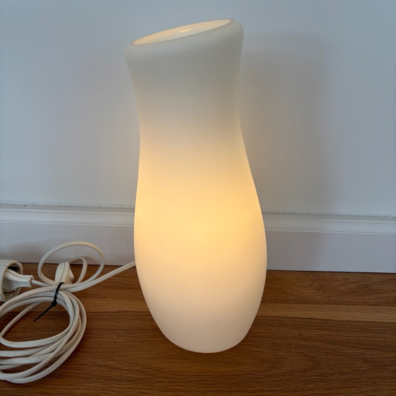 3x IKEA Mylonit Table lamps, opal glass, organic shape (photo 2 of 14)