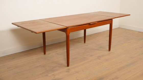 Image 1 of Vintage eettafel | teak | Uitschuifbaar | 130 cm