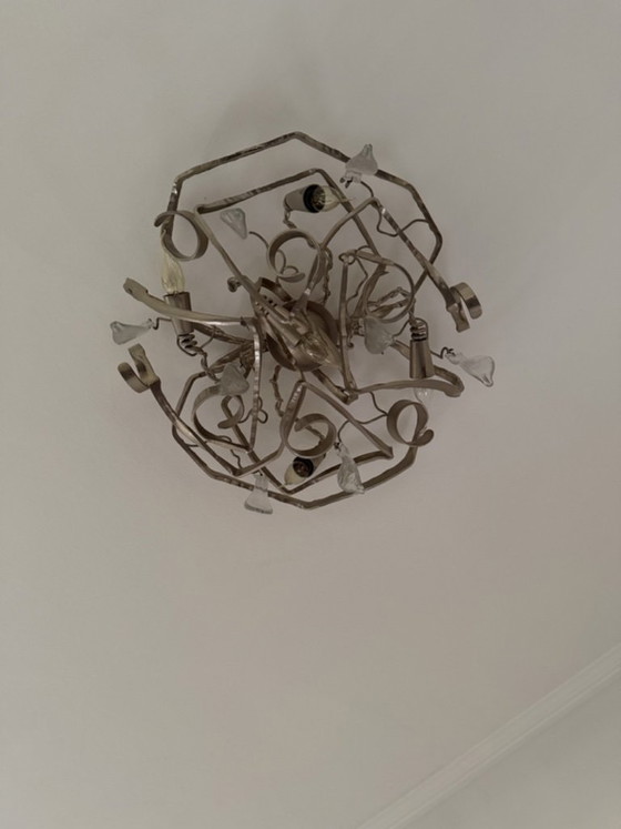 Brand Van Egmond – Round Delphinium Ceiling Lamp – Ceiling lights, Metal (photo 5 of 5)
