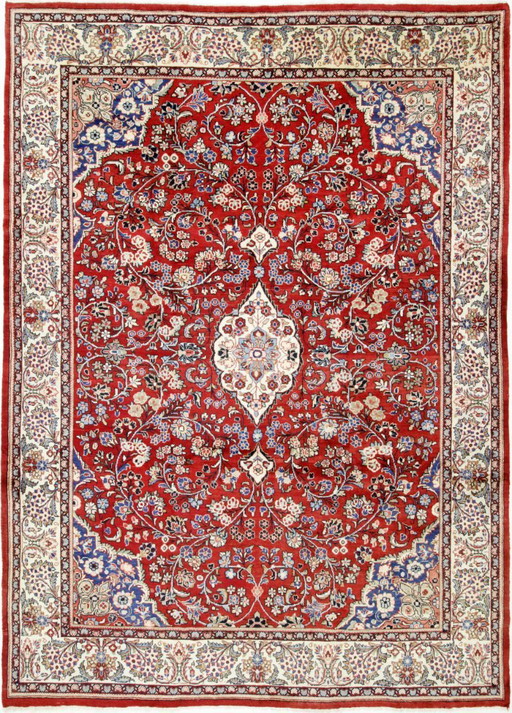 Original Persian rug Sarough Mahal Red 375 x 264 cm Top condition Classic Antique