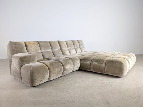 Image 1 of Divano angolare originale Bretz Ocean 7, divano di design in velluto
