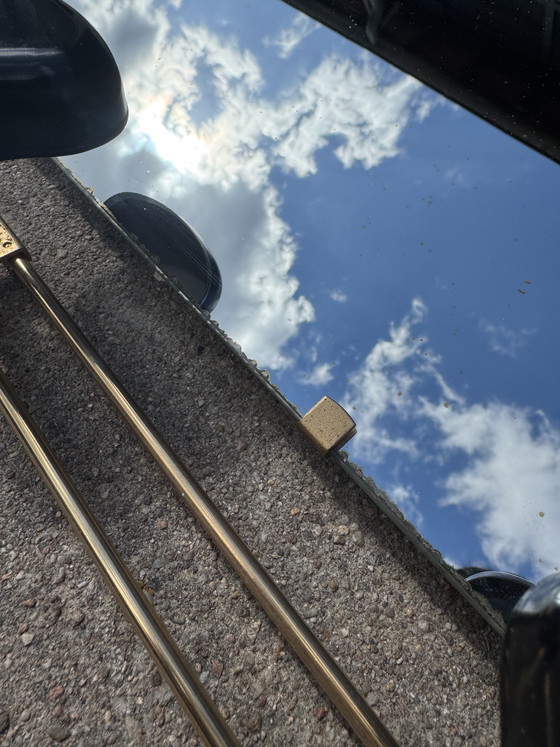 Image 1 of Porte manteau mural miroir années 60