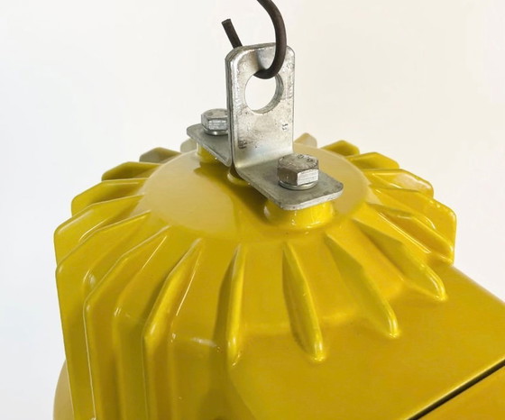 Image 1 of Yellow Industrial Explosion Proof Lamp from Elektrosvit, 1990s