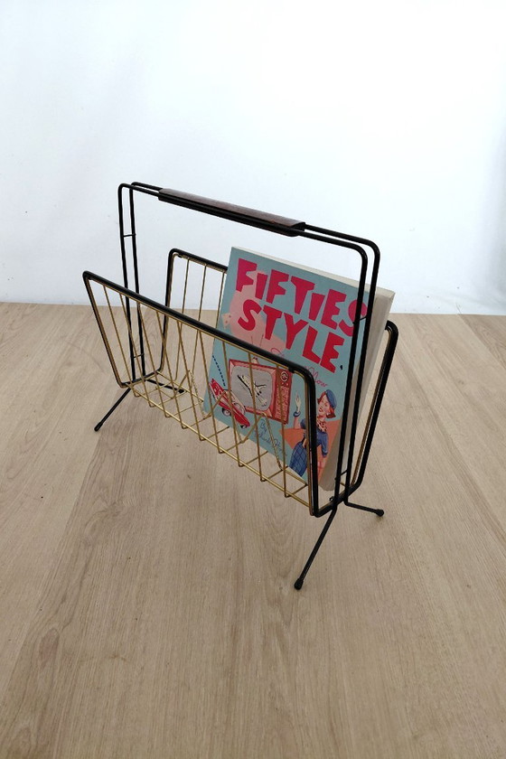 Image 1 of Sixties magazine rack