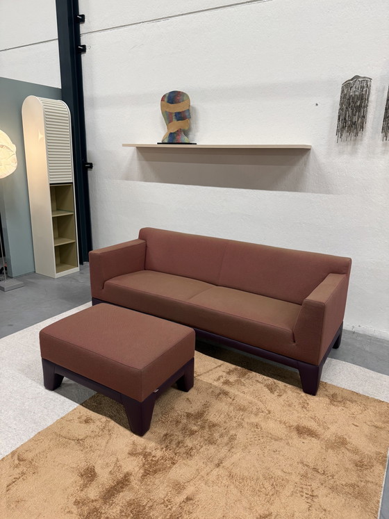 Pode Plot 3-Sitzer-Sofa mit Hocker – 3-5 Sitzer Sofas, Wool (photo 5 of 7)