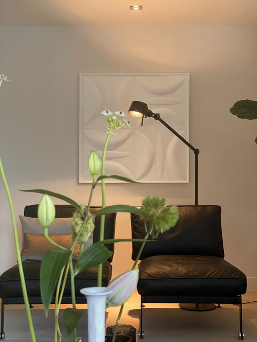 Sculpture murale abstraite