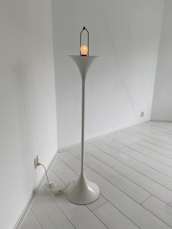 Image 1 of Vintage Louis Poulsen Floor Lamp – White with Dimmer