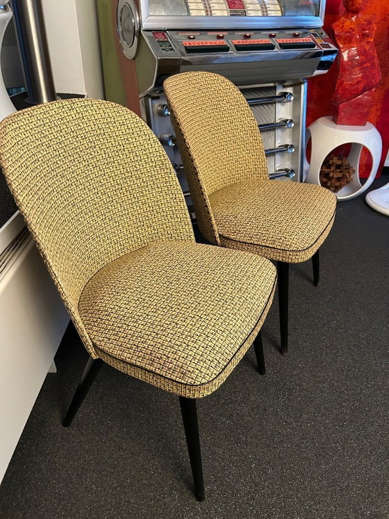 Image 1 of 4 sillas de comedor originales de los años 60.