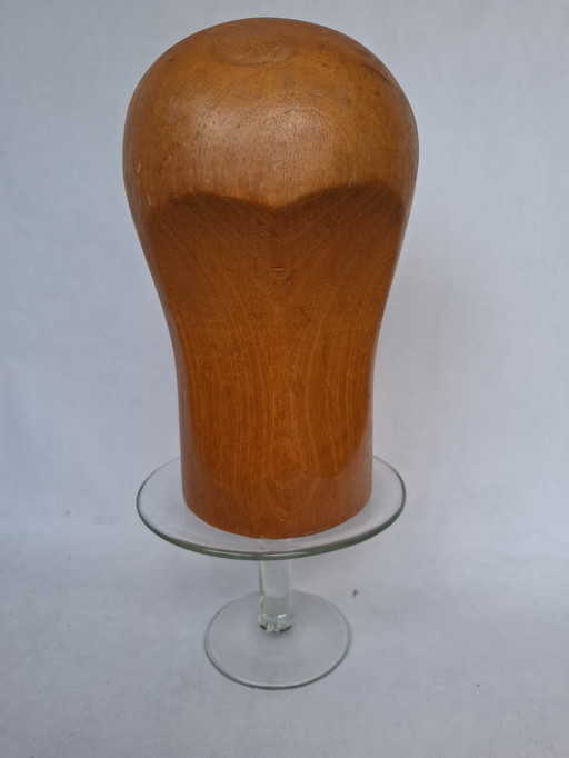 Art deco houten hoeden hoofd