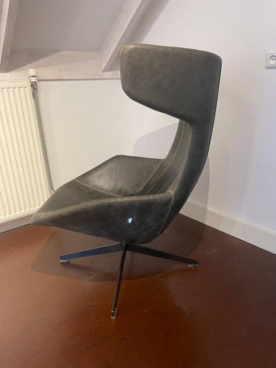 Image 1 of Moroso Chair Take a Line for a Walk (Footstool Gratis)