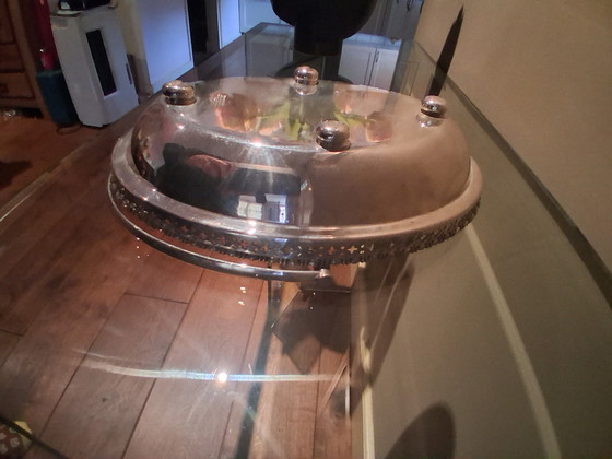 Image 1 of Silver plated fruit bowl circa 1930