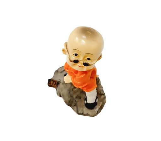 Figurine en albâtre vintage Sensei Ritchie