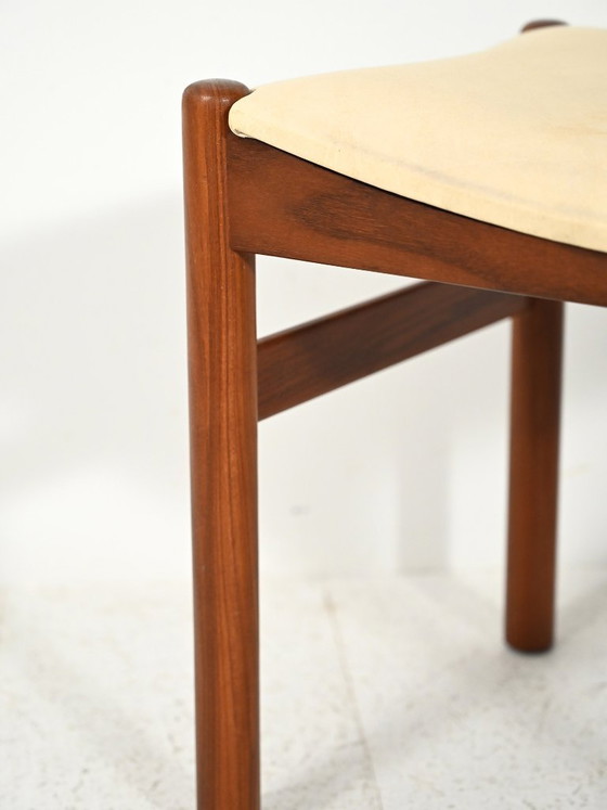 Image 1 of Taburete noruego de teca, años 50-60.
