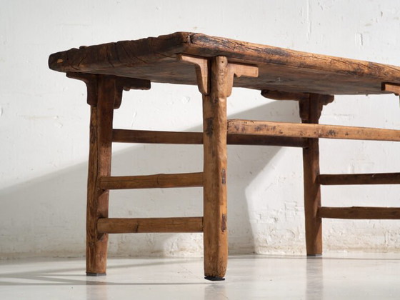 Tavolo console basso antico in legno di pino – Cina, circa 1900 (photo 18 of 40)