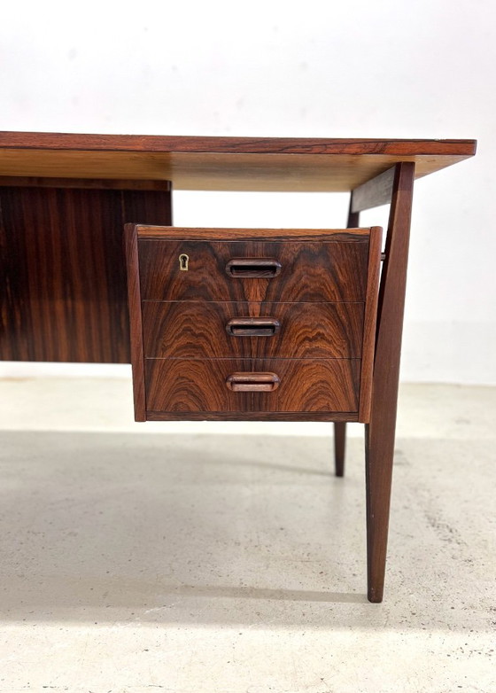 Image 1 of Rosewood Desk By Gunnar Nielsen For Tibergaard
