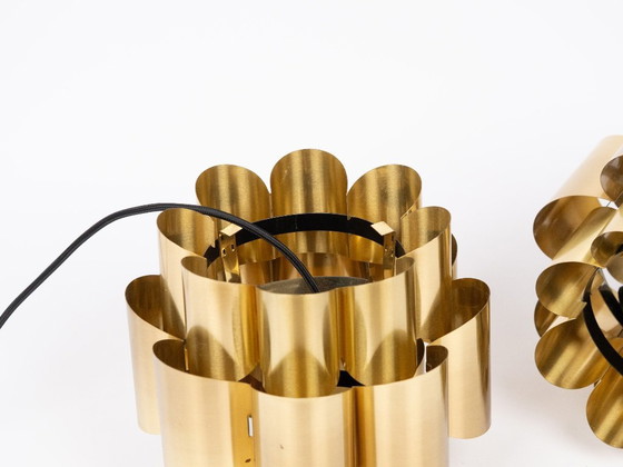 Image 1 of Coppia di 2 lampade a sospensione vintage danesi di Werner Schou, anni '60