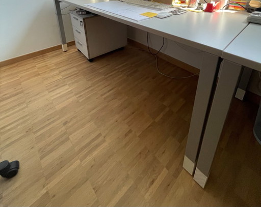 Escritorio de 180 x 80 cm + cajonera móvil