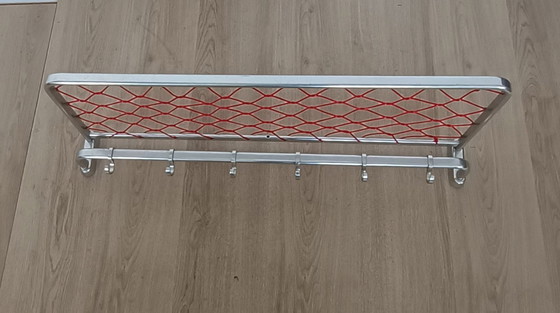 Image 1 of Appendiabiti a corda anni Cinquanta in alluminio