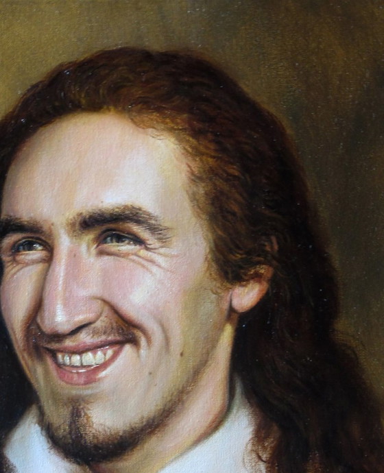 Original Oil Painting Fun Time - Based On A. Dumas's "The Three Musketeers" – Paintings & Drawings, Canvas (photo 5 of 7)
