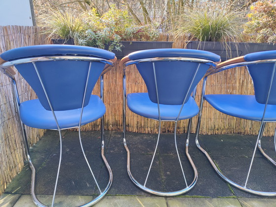 Image 1 of Design vintage classique | Pièce de collection des années 90 | Bois véritable et chrome