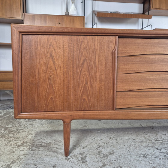 Image 1 of Gunni Omann, Axel Christensen vintage Danish teak sideboard
