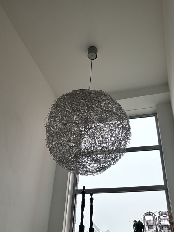 Image 1 of Original Fil de Fer hanging lamp Catellani and Smith 120 cm
