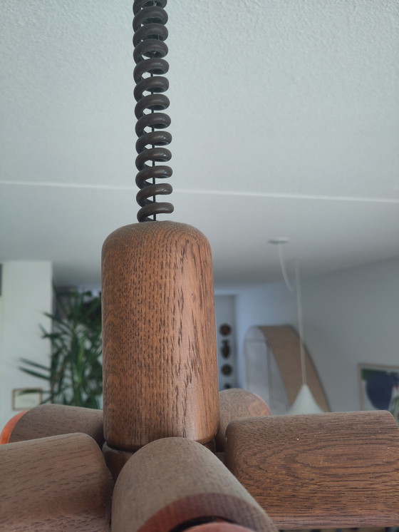 Image 1 of Lámpara de madera de teca '70