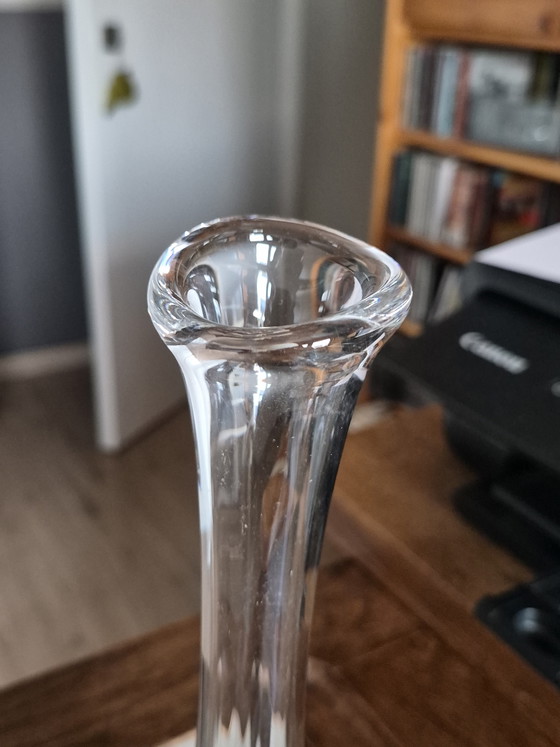 Image 1 of Two solifleur vases Val St Lambert