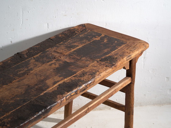 Antiker Konsolentisch aus Kiefernholz – China, circa 1930 – Rustic (photo 12 of 40)
