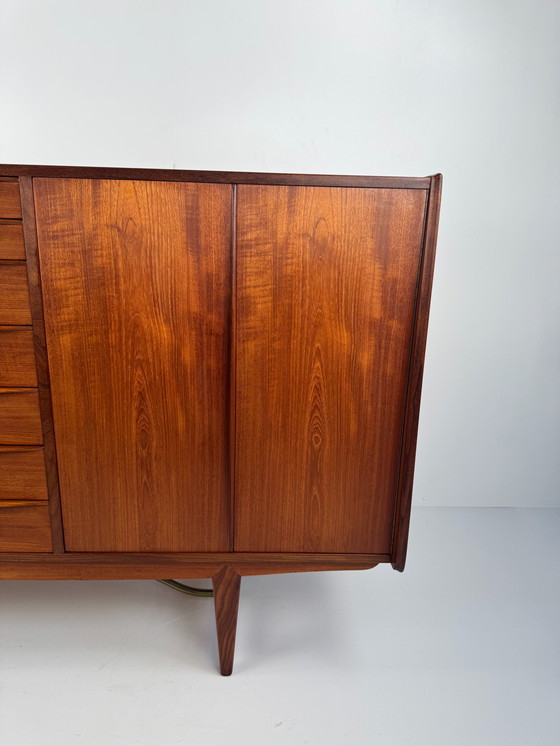 Image 1 of  Kurt Løvig for Faarup Møbelfabrik Danish Credenza – Sculptural Teak Masterpiece