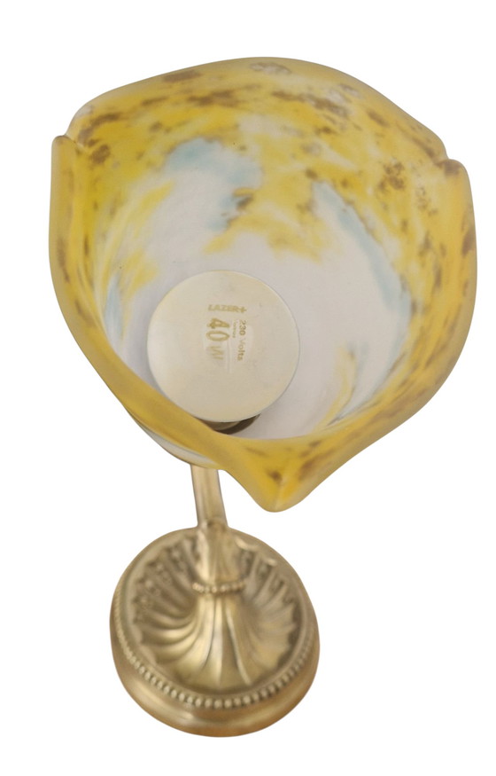 Image 1 of Lampada Art Nouveau - Firmata Müller frères- Circa 1910