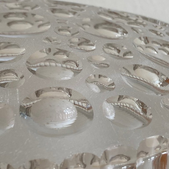 Image 1 of Minimalist clear glass wall/ceiling light, 1960s-1970s vintage light fixture