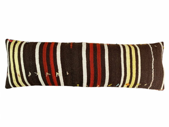 Image 1 of Unique Kilim & Carpet Cushion Cover – 120 x 40 cm