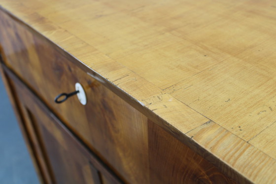 Image 1 of Mobile antico con zona scrittura, finitura noce, anni '30, Cecoslovacchia