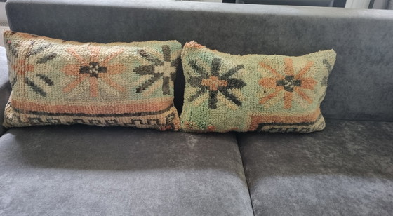 Image 1 of Marokkaanse berber kussens, vintage sierkussens 