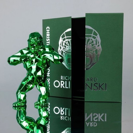 Richard Orlinski Art Statue: Kong Spirit Green