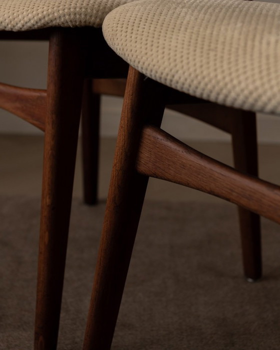 Image 1 of Set aus 4 CH30-Esszimmerstühlen von Hans J. Wegner für Carl Hansen & Søn – dänisches Design, 1950er Jahre